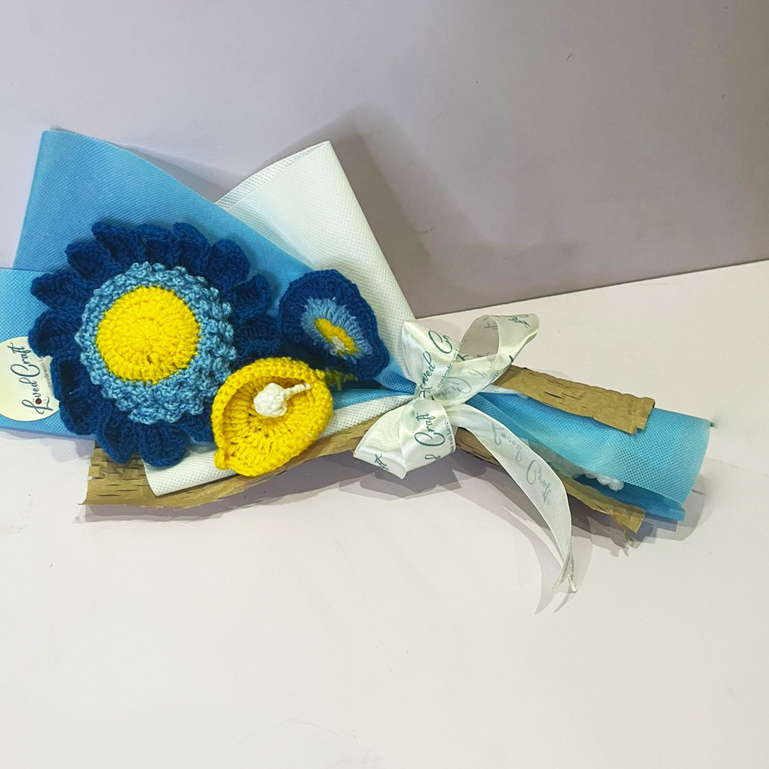 Loved Craft Special Blue Sunflower