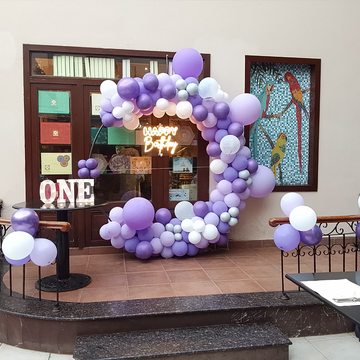 Loved Craft Purple theme for Birthday Event