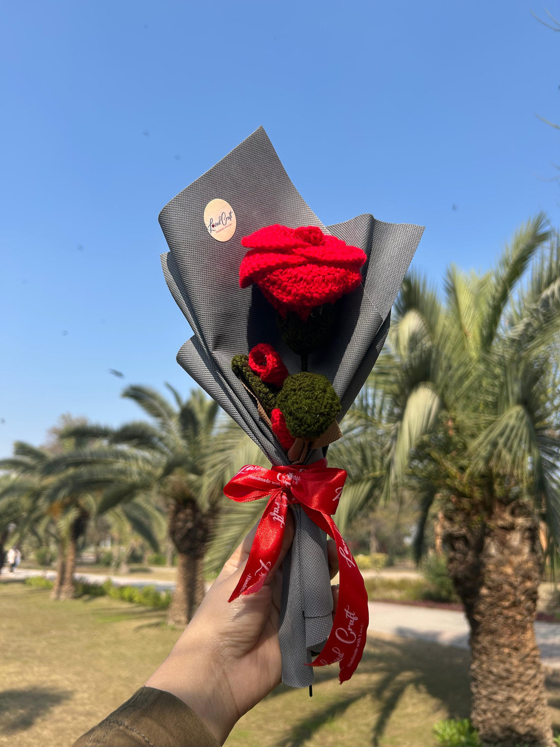 Loved Craft Red Rose Bouquet