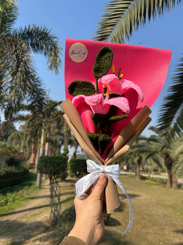 Loved Craft Special Pink Lilies bouquet