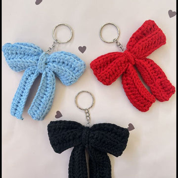 🎀 Loved Craft Handmade Bow Keychain