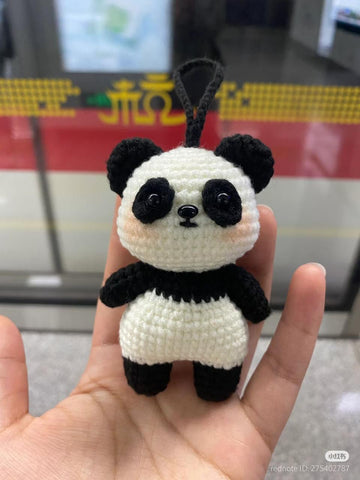 🐼 Loved Craft Handmade Black & White Panda Keychain