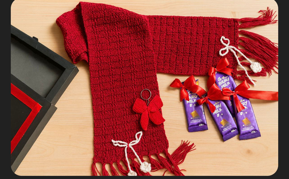 Loved Craft Handmade Muffler with Premium box